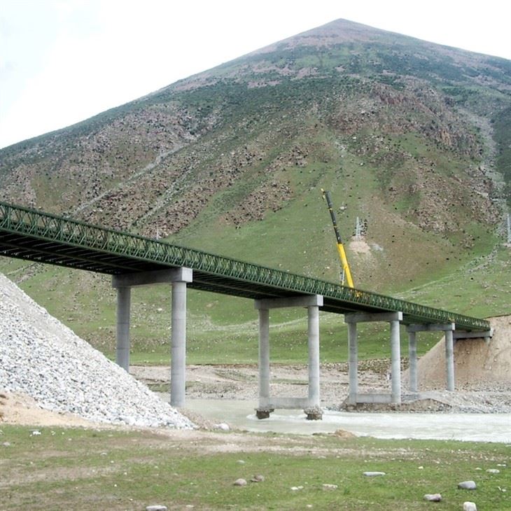 Modular Portable Bailey Bridge Portable Bridges Over River Bridges factory